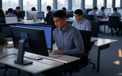 Distribución de mesas para oficinas para optimizar el espacio de trabajo